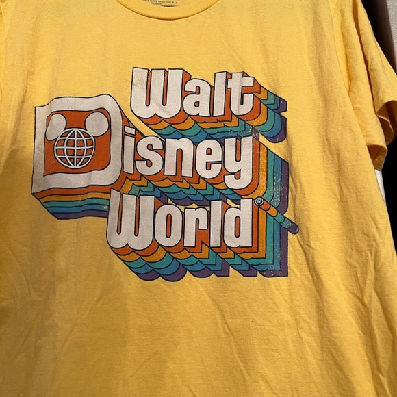 !!SOLD!! Yellow Large Walt Disney World Shirt - Picture 2 of 7
